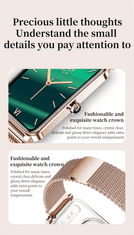 MI SPORT WATCH GRACE | Elegantna ženska pametna ura z AMOLED zaslonom | Menstrualni koledar | Srčni utrip & SpO₂ | Bluetooth klici | IP68 vodoodpornost | ROSE-GOLD pametna ura
