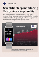 MI SPORT WATCH GRACE | Elegantna ženska pametna ura z AMOLED zaslonom | Menstrualni koledar | Srčni utrip & SpO₂ | Bluetooth klici | IP68 vodoodpornost | ROSE-GOLD pametna ura