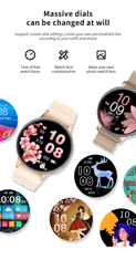 MI SPORT WATCH Elegance – Elegantna pametna ura za ženske z Bluetooth klici in spremljanjem zdravja v ROSE-GOLD pametna ura