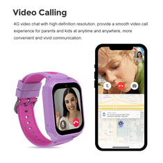 MI SPORT WATCH Buddy – Otroška pametna ura z 4G, GPS sledenjem in video klici- VIOLA pametna ura
