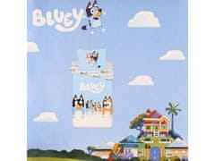 Disney Bluey Komplet posteljnine, z zadrgo, za otroke, bombažna posteljnina 140x200 cm, Oeko-Tex