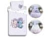 Disney Disney Angel in Stitch Posteljni set z zadrgo, 100 % bombaž, mehak, za otroke, 140x200 cm, Oeko-Tex 