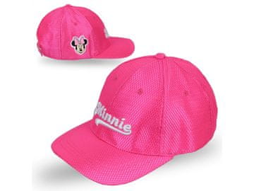 Disney DISNEY Minnie Mouse roza baseballska kapa za dojenčke, nastavljiva