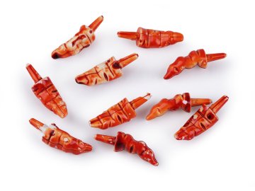 Nos za palico 10x31 mm - oranžna (10 kosov)