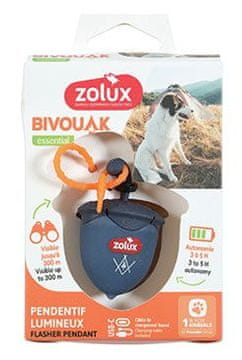 Zolux BIVOUAK utripajoča luč arašid USB modra