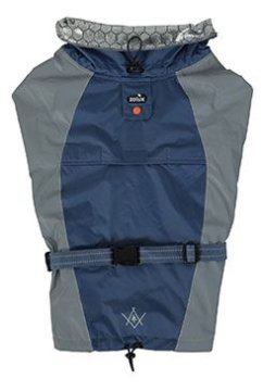 Nepremočljiva obleka za pse BIVOUAK modra 55cm Zolux