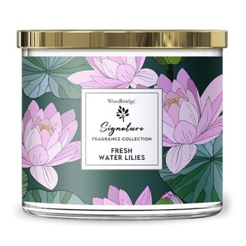 Woodbridge Svíčka Signature, Fresh Water Lilies, Sladké lekníny, 410 g