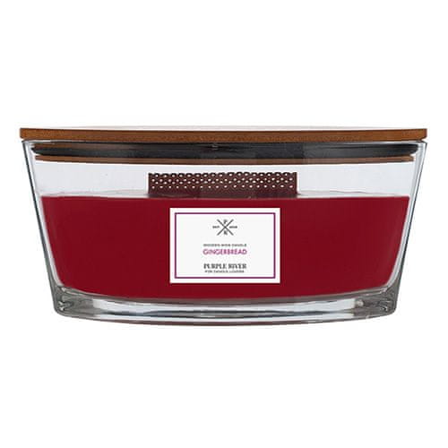 Svíčka Purple River Ellipse, Gingerbread, Perníček, 453 g