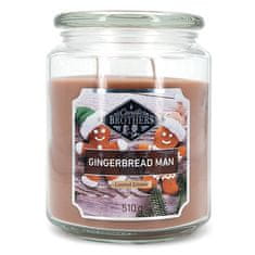 Svíčka Candle Brothers velká, Gingerbread Man, Perníček, 510 g