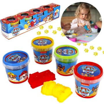 Paw Patrol Tačke na patrulji Ustvarjalna masa 4 kos, 3+ Role Play MEGA CREATIVE