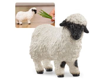Schleich SLH13965 Schleich Farm World - Črnaoglačena Valižanska ovca, otroška figurica za starost 3+