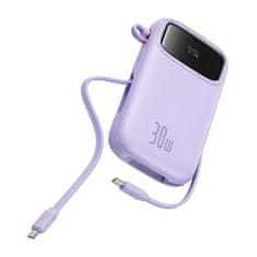 BASEUS Powerbank Baseus QPow 2 10000mAh 30W 2xUSB-C (vijolična)