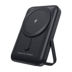 Choetech  B743 10000mAh 20W PD magnetna powerbank s stojalom (črna)