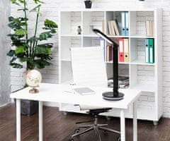 Platinet PDL400RGB namizna LED svetilka, do 500 lumnov, nastavljiva svetlost, nastavljiva barvna temperatura, nastavljiv kot naklona, + RGB luč, USB Type-C, črna