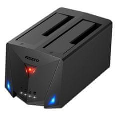 slomart Postaja za priklop/loniranje HDD/SSD FIDECO YPZ220B (USB 3.2, SATA I/II/III)