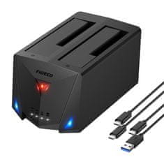 slomart Postaja za priklop/loniranje HDD/SSD FIDECO YPZ220B (USB 3.2, SATA I/II/III)