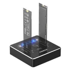 slomart M.2 NVMe/SATA 20Gb/s SSD priklopna/lonirna postaja FIDECO M2288 (USB 3.2, UASP, TRIM)