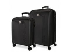 Jada Toys Komplet luksuznih potovalnih kovčkov iz ABS MOVOM Riga Black, 70cm/55cm, 5999561