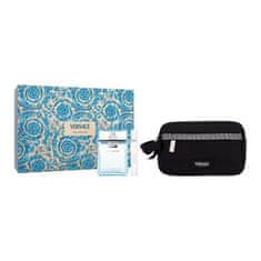 Versace Man Eau Fraiche Set toaletna voda 100 ml + toaletna voda 10 ml + kozmetična torbica za moške