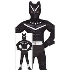 Fiestas Guirca Black Panter Pustni Kostum, 7-9 let