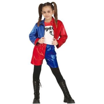 Fiestas Guirca Dekliški Pustni Kostum Harley Quinn