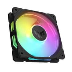 TUF Gaming TR120 ARGB Reverse ventilator, 120mm PWM, črn