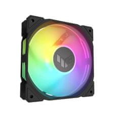 ASUS TUF Gaming TR120 ARGB Reverse ventilator, 120mm PWM, črn