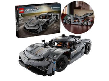 LEGO LEGO Technic Siv Koenigsegg Jesko Absolut hipercar, športni avtomobil, 801 kosov 42173