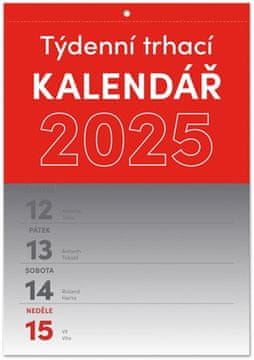 Notique Stenski koledar Tedenski koledar Tear 2025, A5