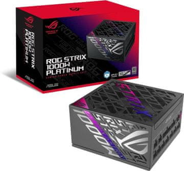ASUS ROG Strix 1000W Platinum modularni napajalnik, ATX 3.1 kompatibilen, 80 PLUS Platinum (90YE00W1-B0NA00)
