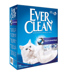 Ever Clean Multi-Crystals posip za mačja stranišča, neodišavljen - 10 L