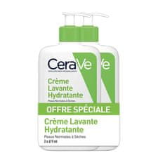 CeraVe Set vlažilnih čistilnih gelov za obraz in telo (Hydrating Cleanser) 2 x 473 ml