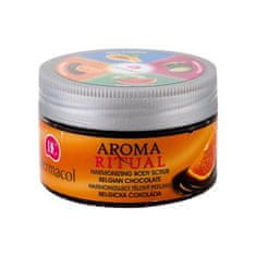 Dermacol Aroma Ritual Belgian Chocolate pomirjajoč piling za telo 200 ml za ženske