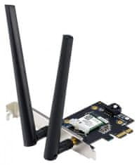 ASUS PCE-BE6500 Tri-Band mrežna kartica, BT 5.4, 6GHz, 160MHz, 4096-QAM, WPA3, PCIe (90IG09G0-MO0B00) - odprta embalaža
