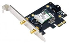 ASUS PCE-BE6500 Tri-Band mrežna kartica, BT 5.4, 6GHz, 160MHz, 4096-QAM, WPA3, PCIe (90IG09G0-MO0B00) - odprta embalaža