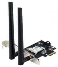 ASUS PCE-BE6500 Tri-Band mrežna kartica, BT 5.4, 6GHz, 160MHz, 4096-QAM, WPA3, PCIe (90IG09G0-MO0B00) - odprta embalaža