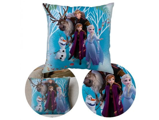 Disney Ledeno kraljestvo Frozen modri dekorativni vzglavnik, dekorativni 40x40 cm OEKO-TEX