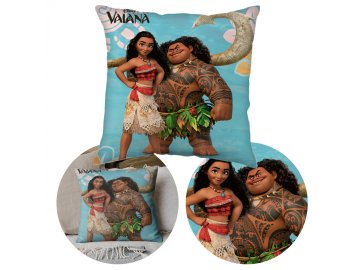 Disney Vaiana Modra kvadratna dekorativna blazina, dekorativna 40x40 cm, OEKO-TEX