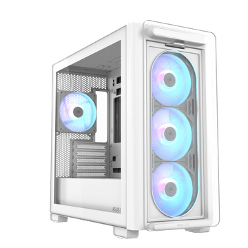 ASUS A23 PLUS računalniško ohišje, microATX, ARGB, belo (90DC00H0-B19010)