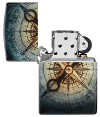 Zippo vžigalnik 48562 Compass Skull