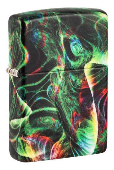 Zippo  vžigalnik 48774 Psychedelic Swirl Glow in the Dark