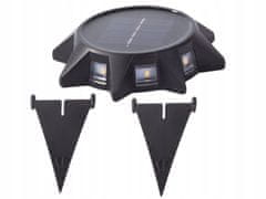 Verkgroup Vrtna solarna 8 LED talna svetilka 3000K