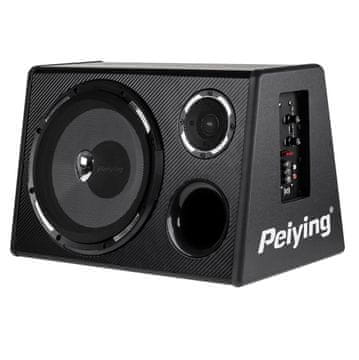 Peiying 12V 200W aktivni avtomobilski subwoofer 10"