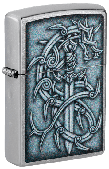 Zippo  vžigalnik 48365 Medieval Sword & Dragon