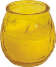 Roura 340442.025 Sveča Bistrot Citronela v steklu 85x80 mm, rumena