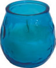 Roura  340442.039 Sveča Bistrot Citronela v steklu 85x80 mm, modra