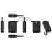 SWISSTEN POWER BANK 10000 mAh 22,5 W z integriranim USB-C in kabli za strele