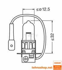 Osram ŽARNICA HALOGEN H3 64151-1BL ORIGINAL 55W 12V PK22s 1BL