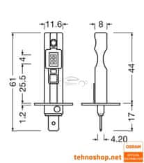 Osram LED ŽARNICE H1 LEDriving HL EASY 64150DWESY-2HB 12V P14.5s 2HB