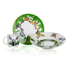 Banquet Otroški jedilni set CAMARADES OF JUNGLE, 3 kosi, komplet 2